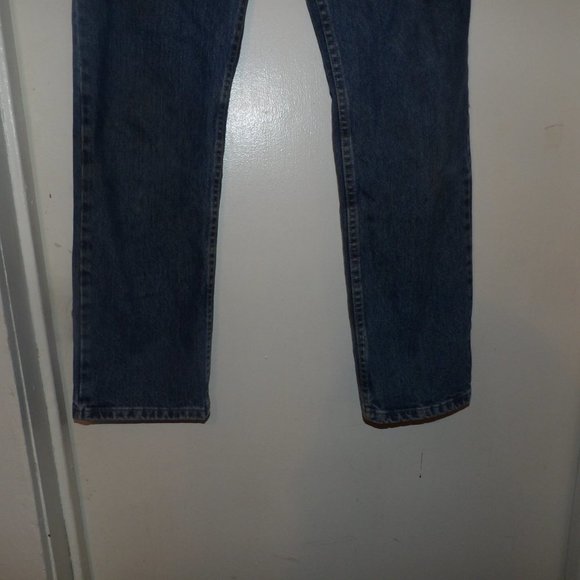 Men's Wrangler Straight Leg Jeans Sz 30/30 - Picture 3 of 8